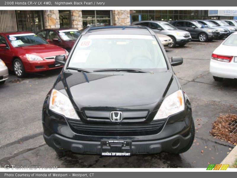 Nighthawk Black Pearl / Ivory 2008 Honda CR-V LX 4WD