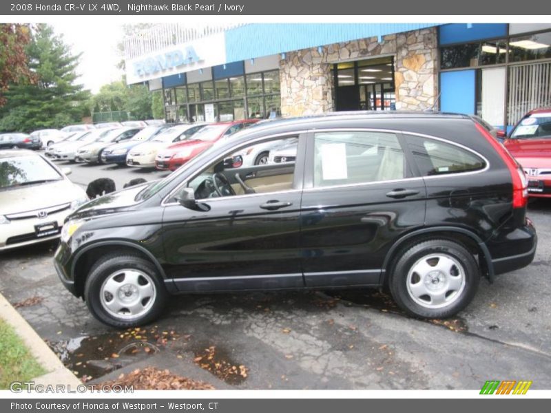 Nighthawk Black Pearl / Ivory 2008 Honda CR-V LX 4WD