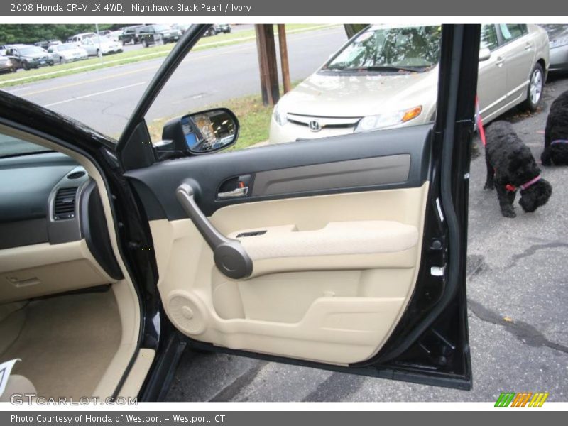 Nighthawk Black Pearl / Ivory 2008 Honda CR-V LX 4WD