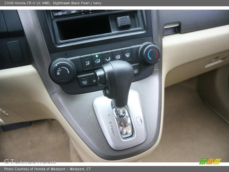 Nighthawk Black Pearl / Ivory 2008 Honda CR-V LX 4WD