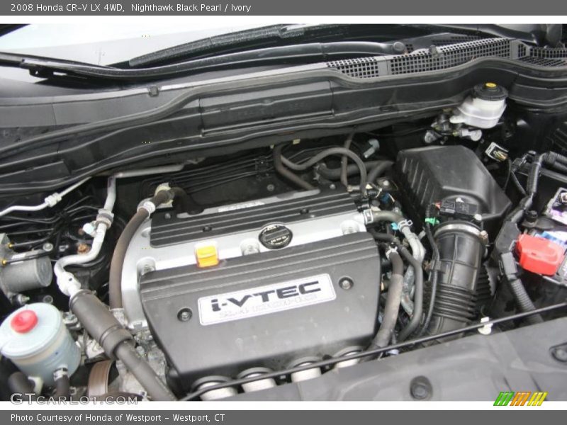 Nighthawk Black Pearl / Ivory 2008 Honda CR-V LX 4WD
