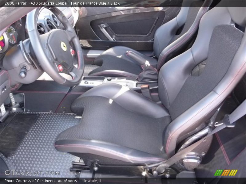  2008 F430 Scuderia Coupe Black Interior