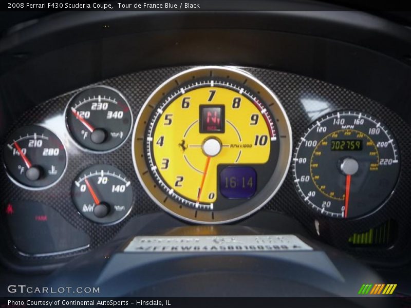 Tour de France Blue / Black 2008 Ferrari F430 Scuderia Coupe