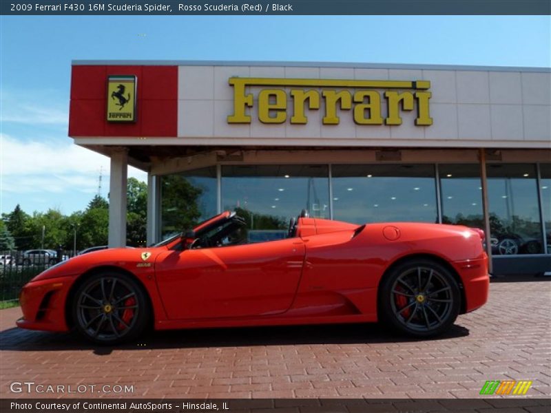 Rosso Scuderia (Red) / Black 2009 Ferrari F430 16M Scuderia Spider