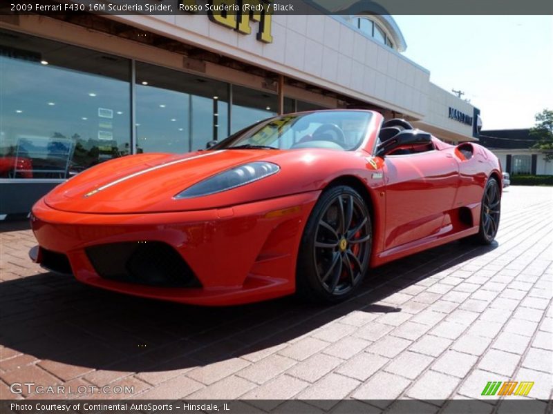 Rosso Scuderia (Red) / Black 2009 Ferrari F430 16M Scuderia Spider