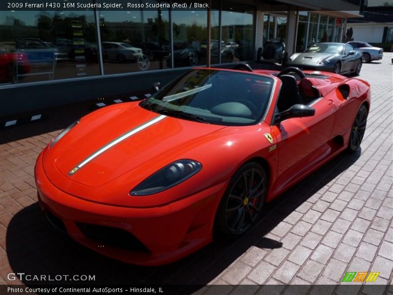 Rosso Scuderia (Red) / Black 2009 Ferrari F430 16M Scuderia Spider