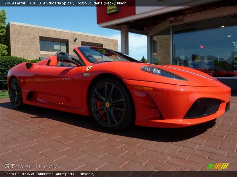 Rosso Scuderia (Red) / Black 2009 Ferrari F430 16M Scuderia Spider