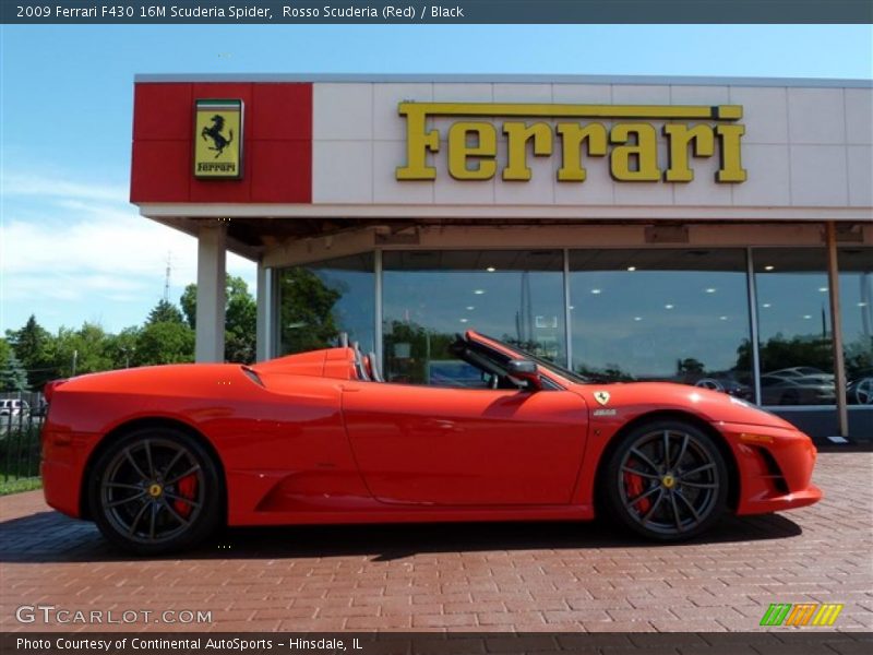 Rosso Scuderia (Red) / Black 2009 Ferrari F430 16M Scuderia Spider