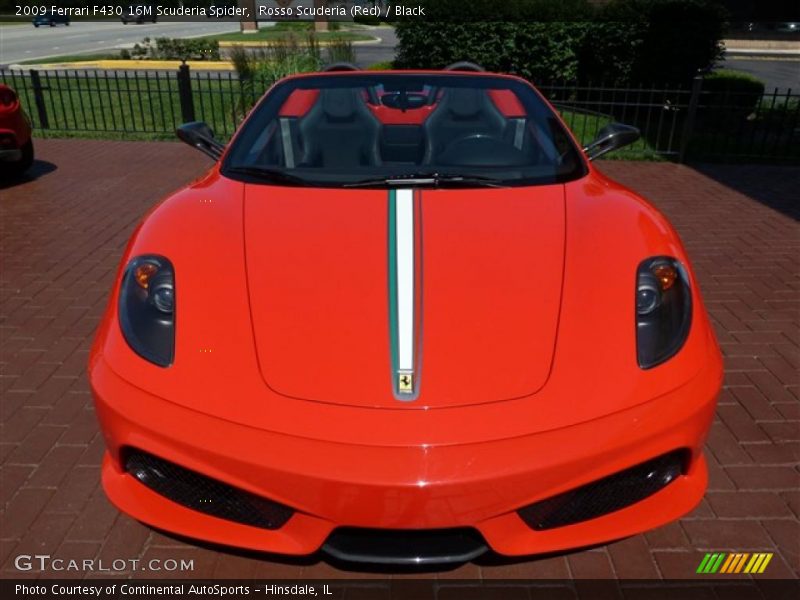 Rosso Scuderia (Red) / Black 2009 Ferrari F430 16M Scuderia Spider