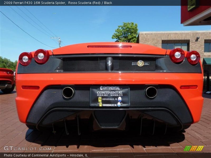 Rosso Scuderia (Red) / Black 2009 Ferrari F430 16M Scuderia Spider