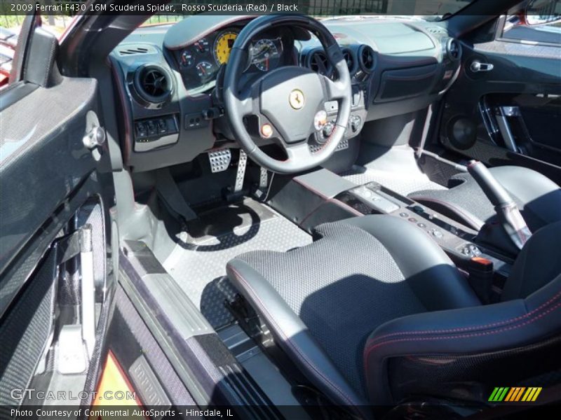 Rosso Scuderia (Red) / Black 2009 Ferrari F430 16M Scuderia Spider