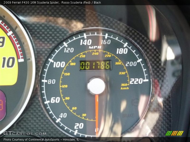 Rosso Scuderia (Red) / Black 2009 Ferrari F430 16M Scuderia Spider