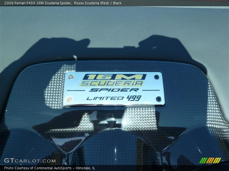 Rosso Scuderia (Red) / Black 2009 Ferrari F430 16M Scuderia Spider