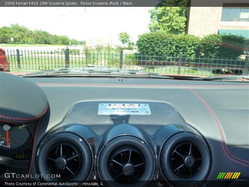 Rosso Scuderia (Red) / Black 2009 Ferrari F430 16M Scuderia Spider