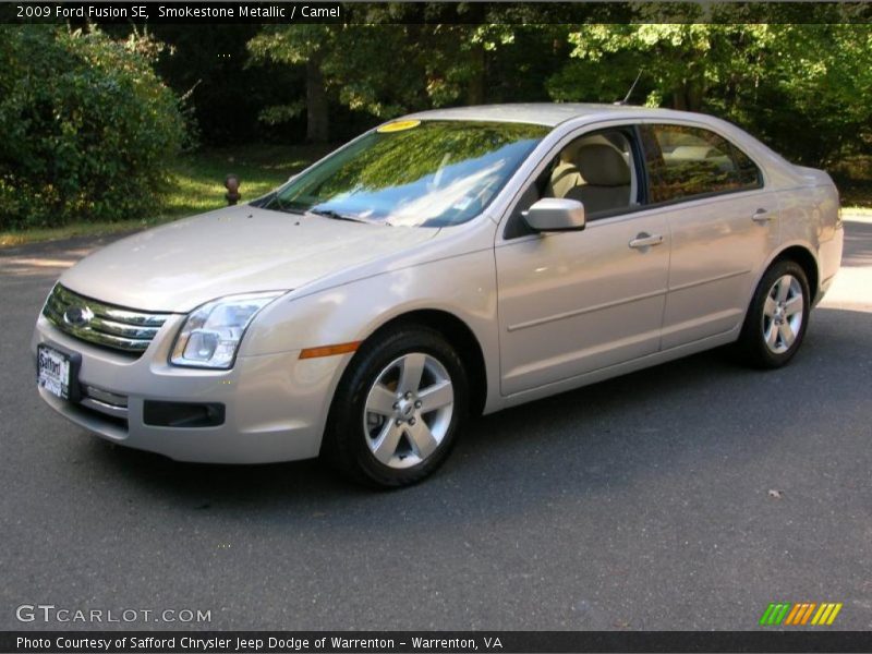Smokestone Metallic / Camel 2009 Ford Fusion SE