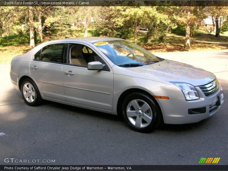 Smokestone Metallic / Camel 2009 Ford Fusion SE