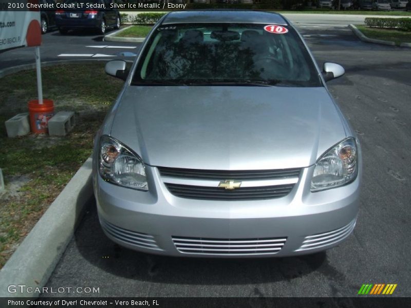 Silver Ice Metallic / Ebony 2010 Chevrolet Cobalt LT Sedan