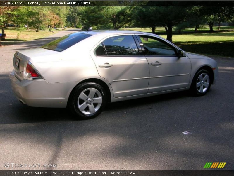 Smokestone Metallic / Camel 2009 Ford Fusion SE