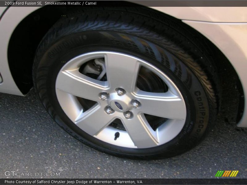 Smokestone Metallic / Camel 2009 Ford Fusion SE