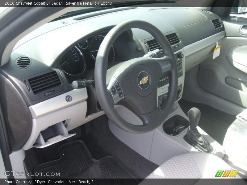 Silver Ice Metallic / Ebony 2010 Chevrolet Cobalt LT Sedan