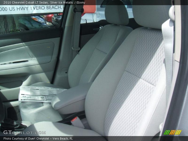 Silver Ice Metallic / Ebony 2010 Chevrolet Cobalt LT Sedan
