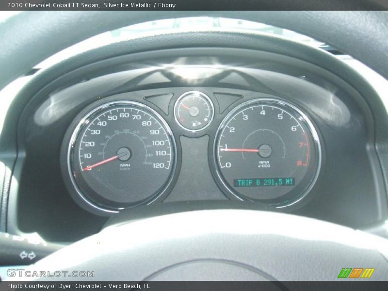 Silver Ice Metallic / Ebony 2010 Chevrolet Cobalt LT Sedan