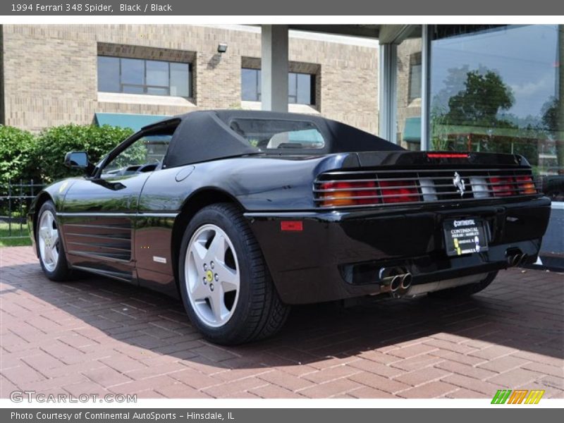 Black / Black 1994 Ferrari 348 Spider