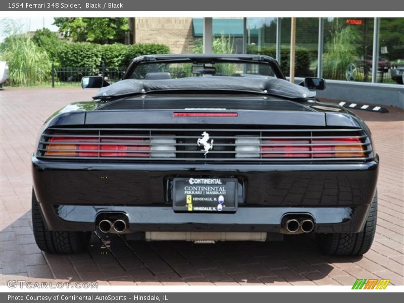 Black / Black 1994 Ferrari 348 Spider