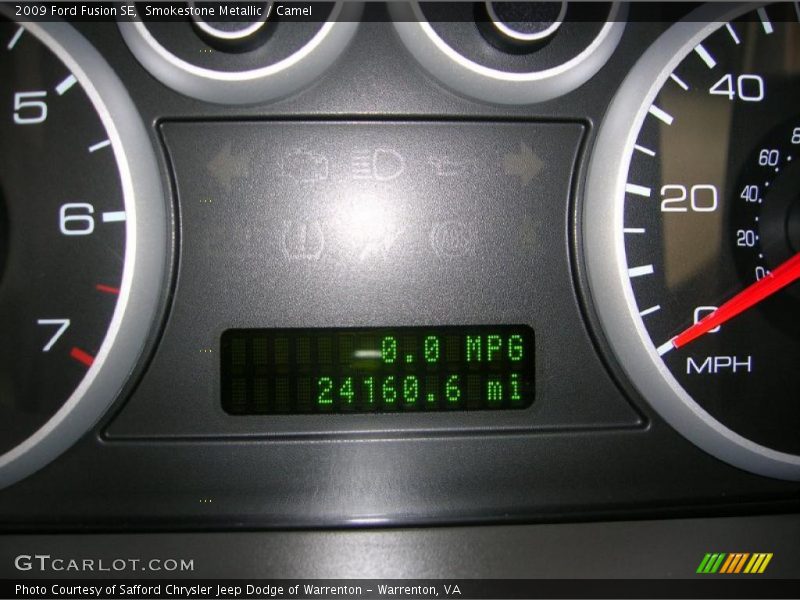 Smokestone Metallic / Camel 2009 Ford Fusion SE