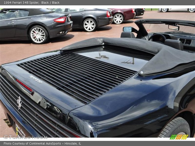 Black / Black 1994 Ferrari 348 Spider