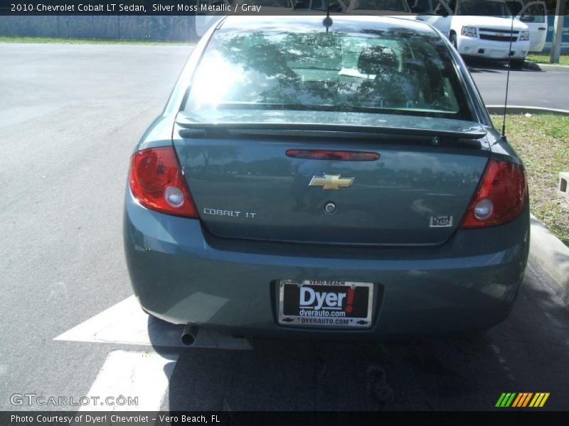 Silver Moss Metallic / Gray 2010 Chevrolet Cobalt LT Sedan