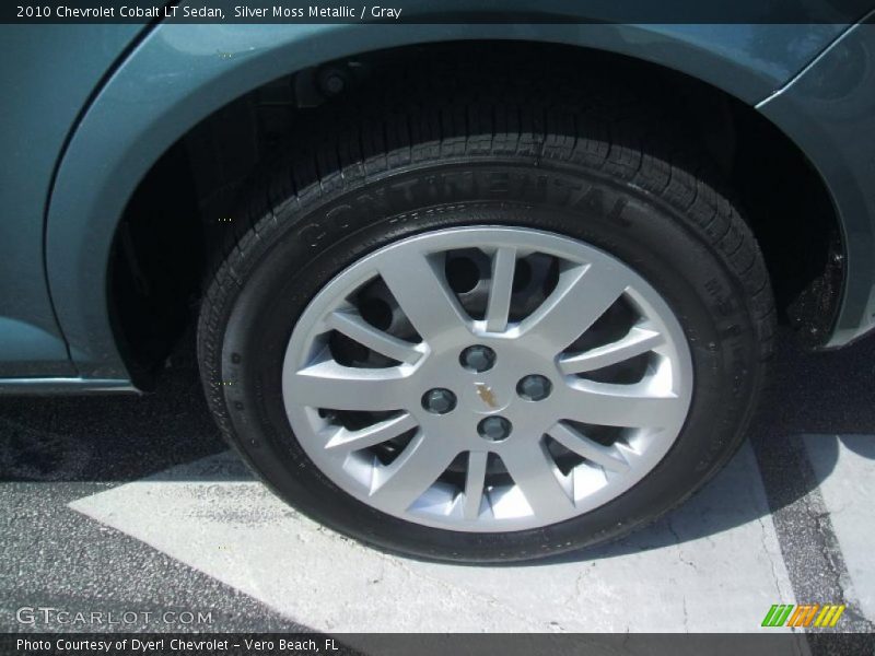 Silver Moss Metallic / Gray 2010 Chevrolet Cobalt LT Sedan