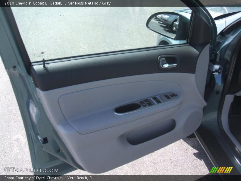 Silver Moss Metallic / Gray 2010 Chevrolet Cobalt LT Sedan