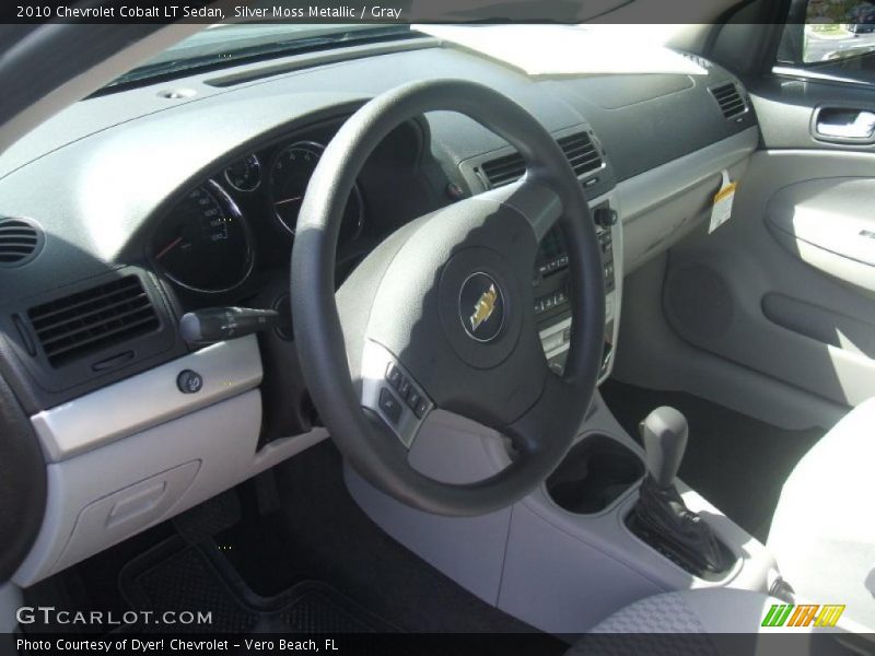 Silver Moss Metallic / Gray 2010 Chevrolet Cobalt LT Sedan