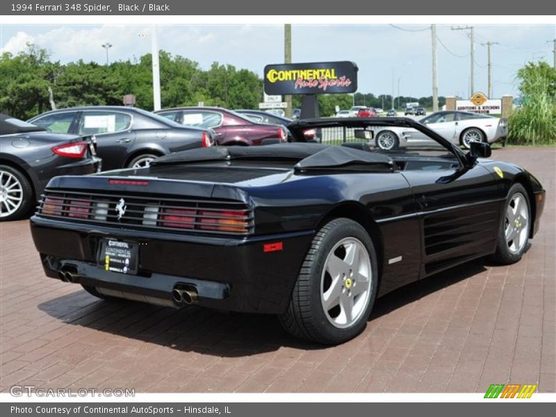 Black / Black 1994 Ferrari 348 Spider
