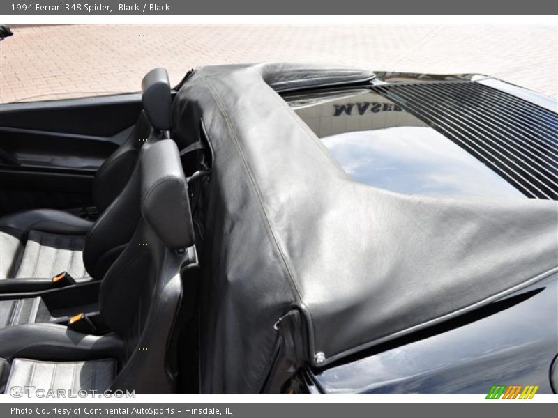 Black / Black 1994 Ferrari 348 Spider
