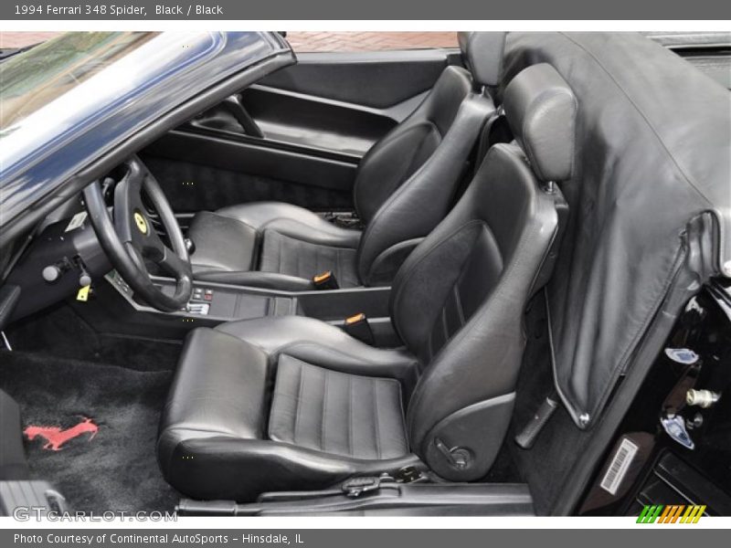 Black / Black 1994 Ferrari 348 Spider