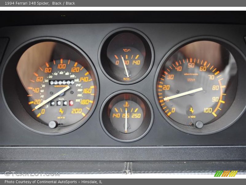 Black / Black 1994 Ferrari 348 Spider