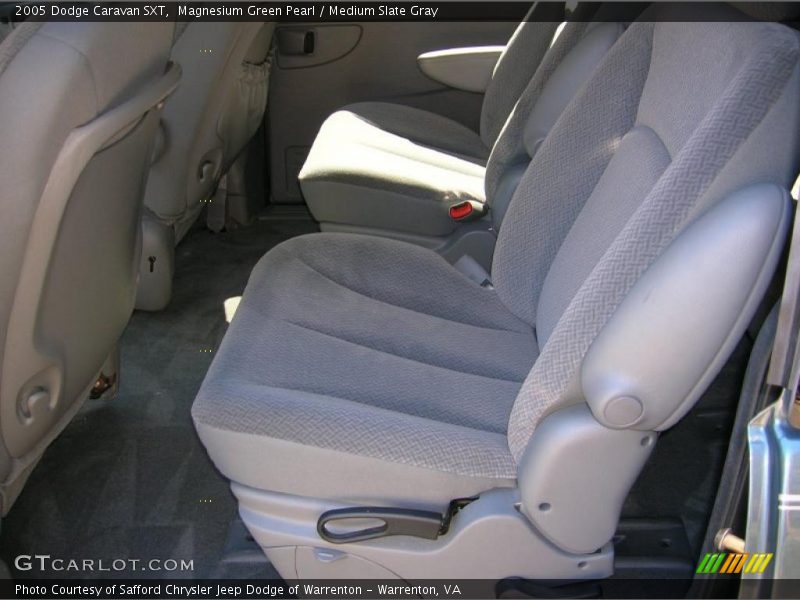 Magnesium Green Pearl / Medium Slate Gray 2005 Dodge Caravan SXT