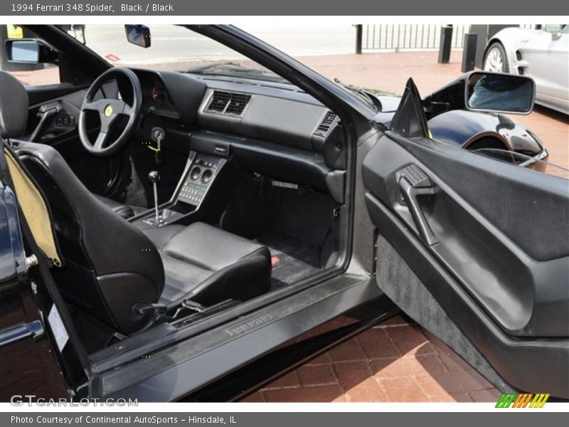 Black / Black 1994 Ferrari 348 Spider