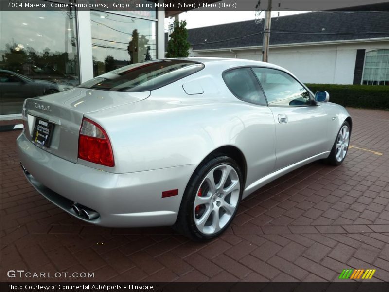 Grigio Touring Metallic (Silver) / Nero (Black) 2004 Maserati Coupe Cambiocorsa