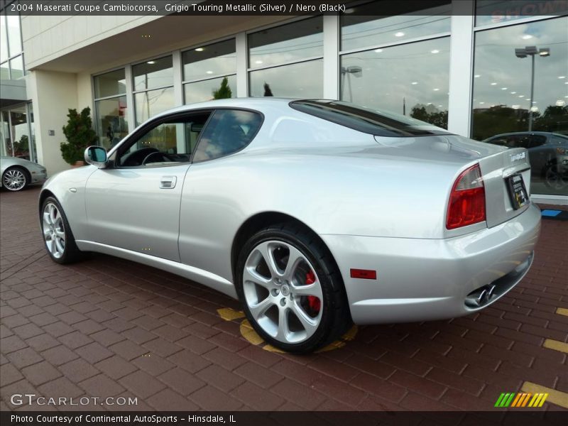 Grigio Touring Metallic (Silver) / Nero (Black) 2004 Maserati Coupe Cambiocorsa