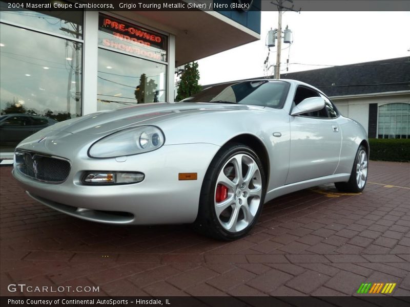 Grigio Touring Metallic (Silver) / Nero (Black) 2004 Maserati Coupe Cambiocorsa