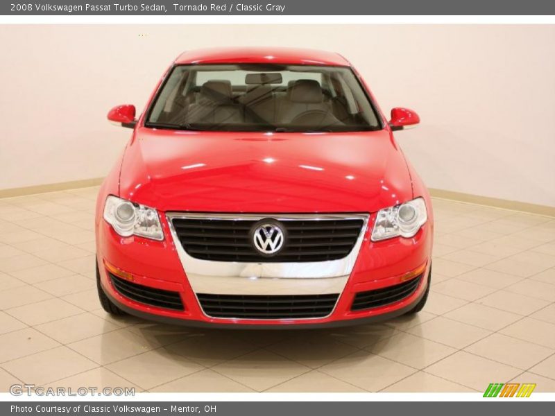 Tornado Red / Classic Gray 2008 Volkswagen Passat Turbo Sedan