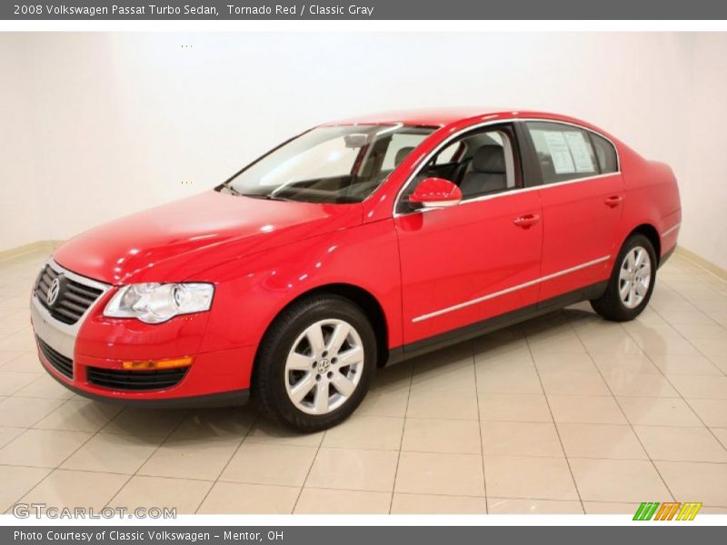 Tornado Red / Classic Gray 2008 Volkswagen Passat Turbo Sedan