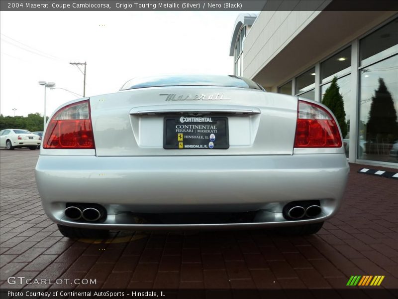 Grigio Touring Metallic (Silver) / Nero (Black) 2004 Maserati Coupe Cambiocorsa