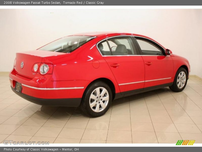 Tornado Red / Classic Gray 2008 Volkswagen Passat Turbo Sedan