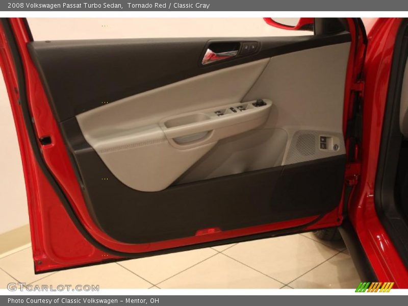 Tornado Red / Classic Gray 2008 Volkswagen Passat Turbo Sedan