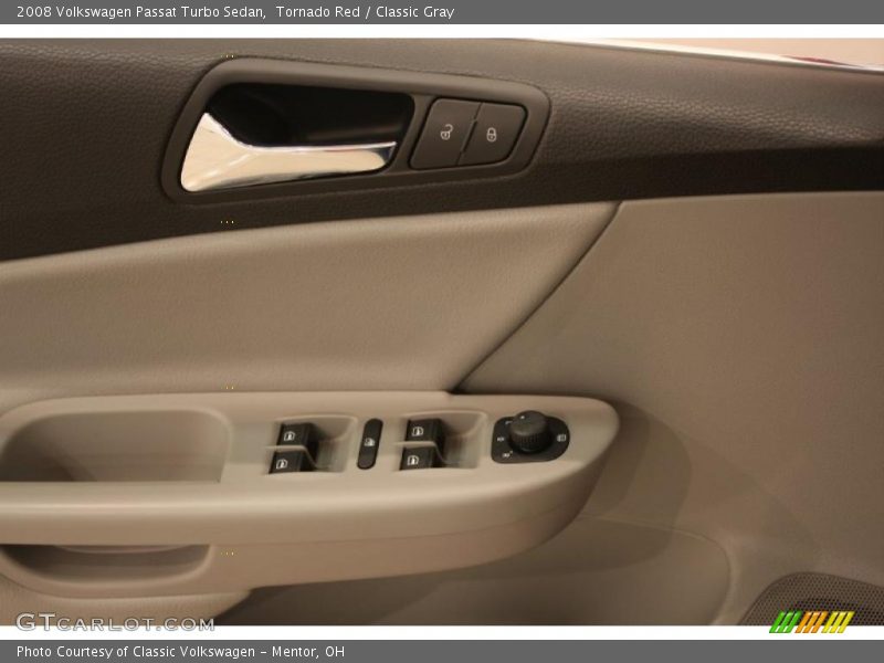 Tornado Red / Classic Gray 2008 Volkswagen Passat Turbo Sedan