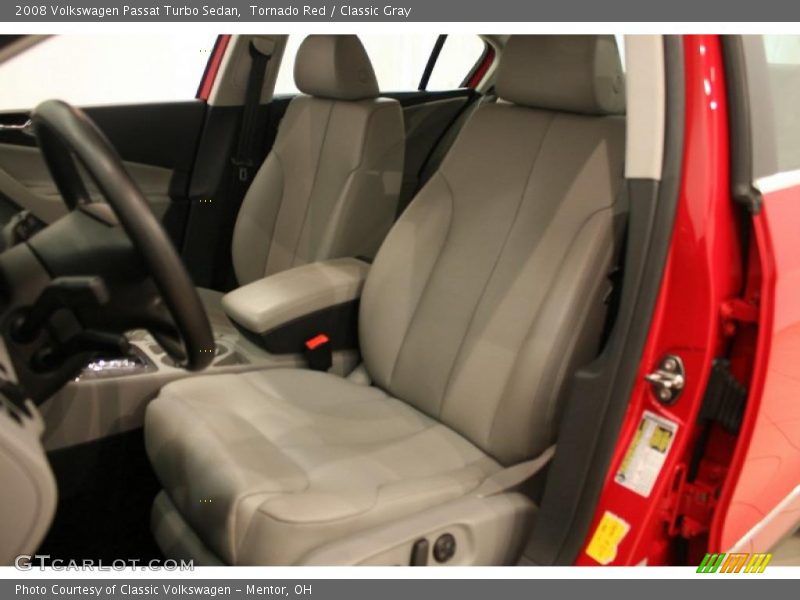 Tornado Red / Classic Gray 2008 Volkswagen Passat Turbo Sedan